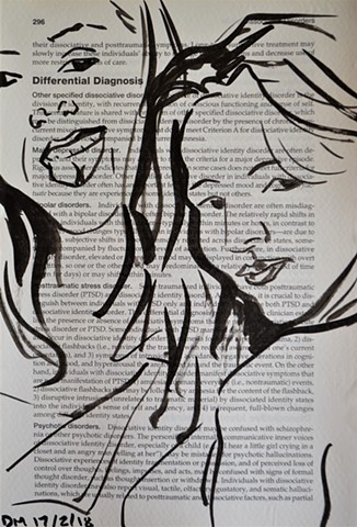 Portraits of Insanity, drawing, voyeurism, mental health, porn, nude, erotic, psychiatric, 