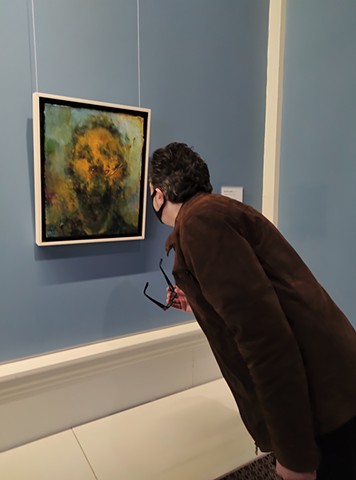 David Looking at Artworks in the National Gallery  of Ireland No. 5