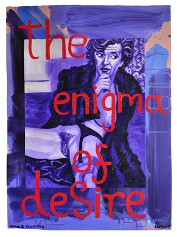The Enigma of Desire, david murphy, irish painter, irish artist,