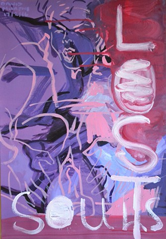 Lost Souls, david murphy, acrylic, post-modern, neo-expressionism,