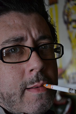 David Murphy, Cypher, The Panic Artist, photograph, smoking, cigarette