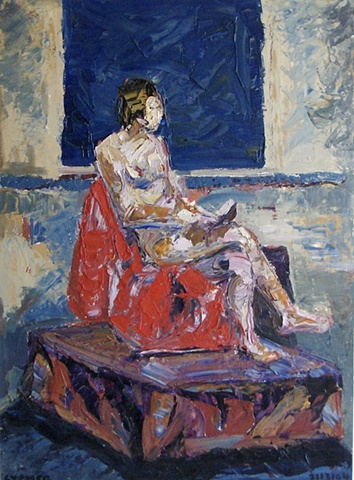 N.C.A.D. Seated Female Nude No. 2, 2004, david brendan murphy, cypher, the panic artist