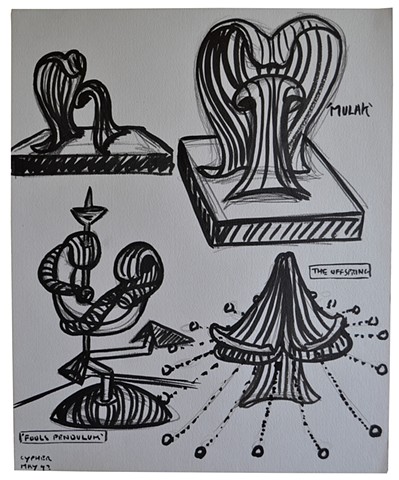 Sculpture Study No. 1, 1993, david brendan murphy, cypher, the panic artist