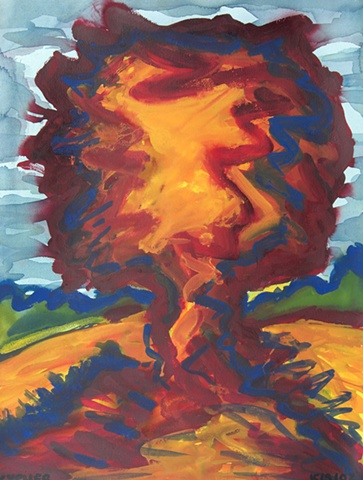 Exploding Tree, 2003, david brendan murphy, cypher, the panic artist