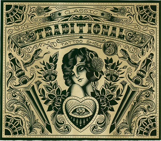 Kustom Kulture, Classic Traditional Tattoo Show Poster