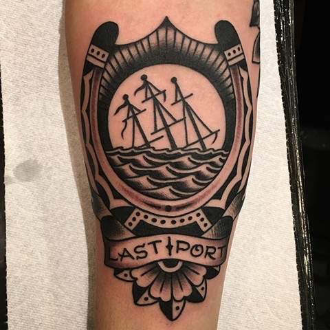 Last Port Tattoo, Ship Tattoo