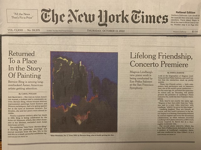 New York Times Full Page Coverage
