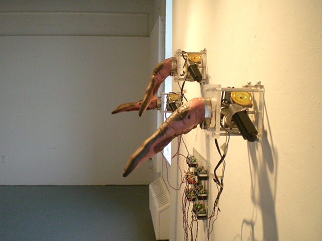 Lie: Robotic Cow Tongues [2007] by Doo Sung Yoo