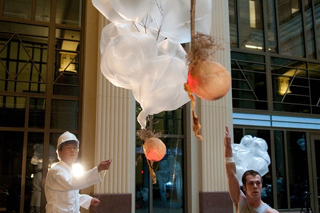 Pig Bladder-clouds in Rainforest [2010] by Doo Sung Yoo