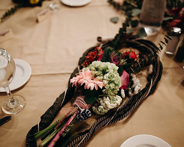 Bride & Groom Table Decor