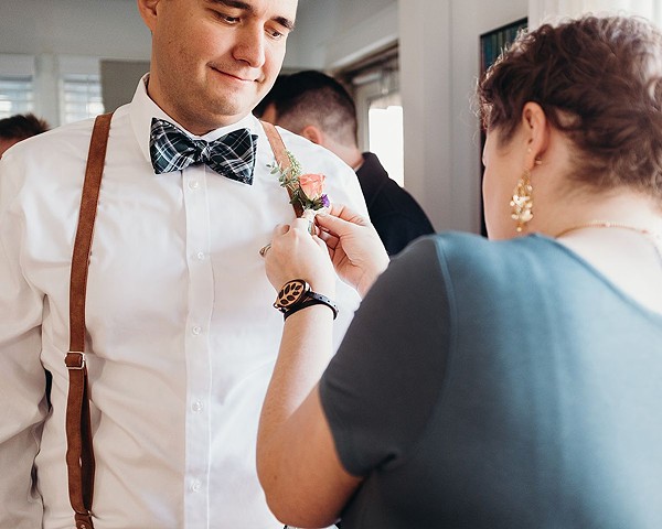 Boutonniere Placement