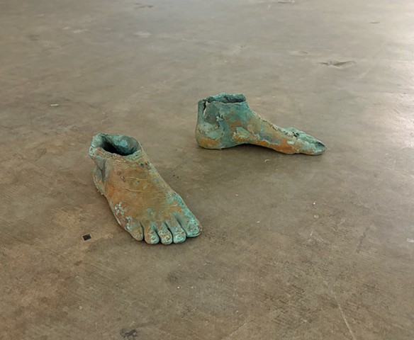 Untitled (Bronze Feet)