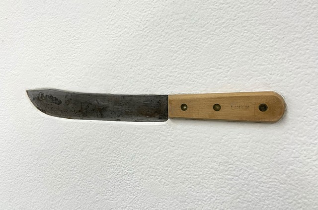 Untitled (Knife in Wall)