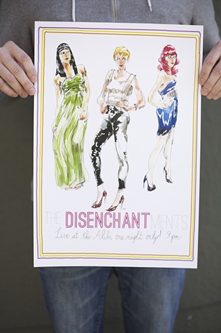 The Disenchantments: Arcata Poster