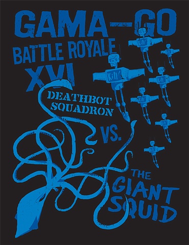 GAMA-GO T-Shirt Design: Battle Royale XVII