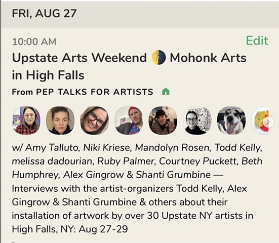 Upstate Art Weekend/ Mohonk Arts on Clubhouse 
