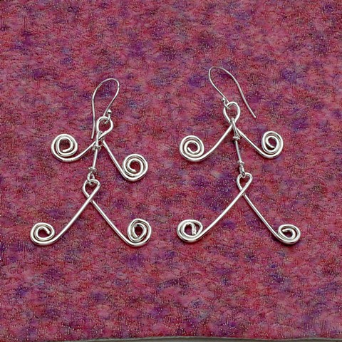 Calder inspired mobile earrings #944E