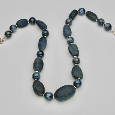 denim blues: kyanite and sugalite #397