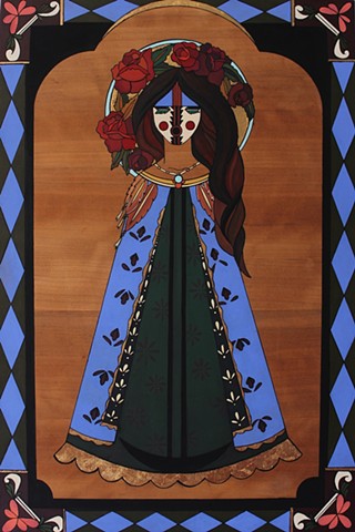 "La Madonna de Los Flores" (SOLD)