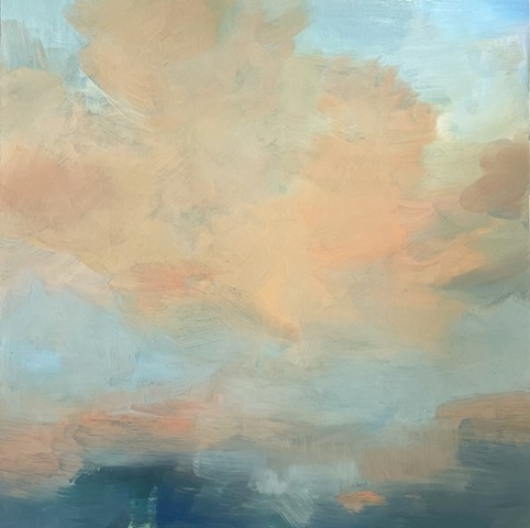 Untitled, Orange Cloud Study - Available 