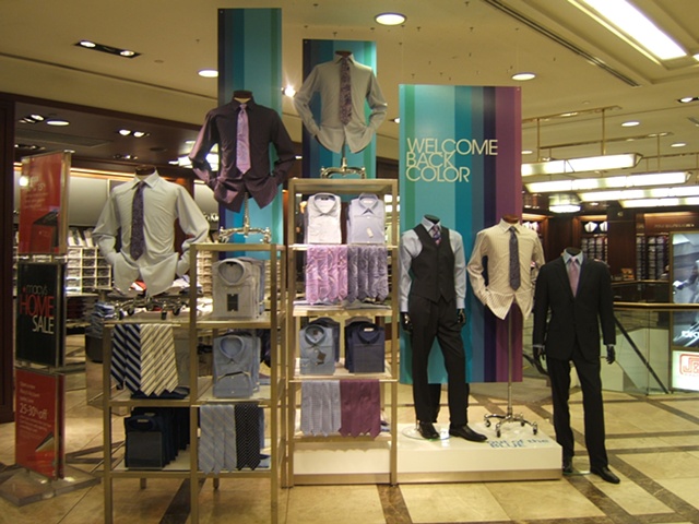 Macy's Corporate Marketing: Welcome Back Color Campaign, Flagship Men's