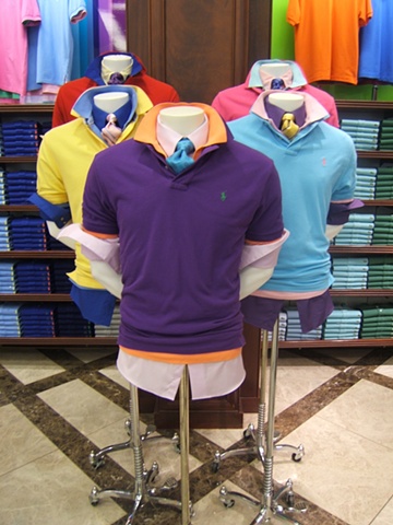 Macy's Corporate Marketing: Welcome Back Color Campaign, Polo Ralph Lauren Dress Forms