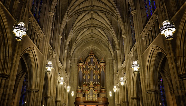 Pipe Organ at Duke Chapel, Duke University, NC