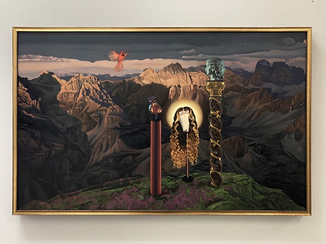 THE TRANSFIGURATION OF ROBERT PLANT AND THE FALL OF THE WESTERN EMPIRE (After drone footage by Dennis Rethers)