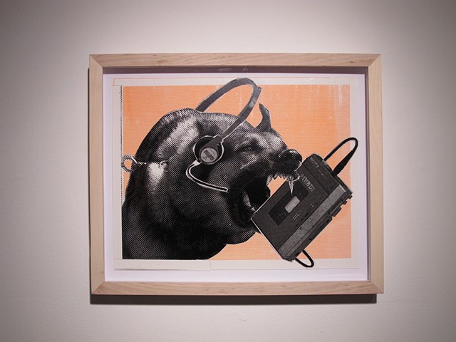 Christopher Michlig
"German Shepherd Listening to a Sony TPS-L2 (19>9) While Attacking it"
2014
