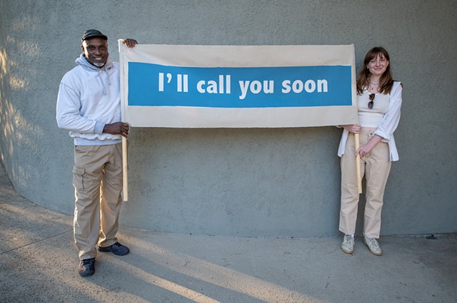 image of banner from Mid-Pandemic March