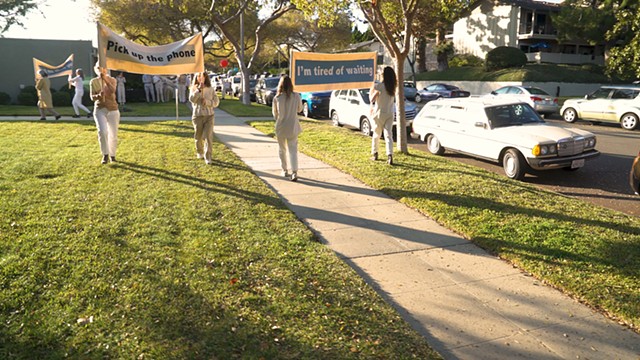 still image from Mid-Pandemic March