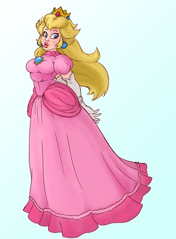 Princess Peach Pose