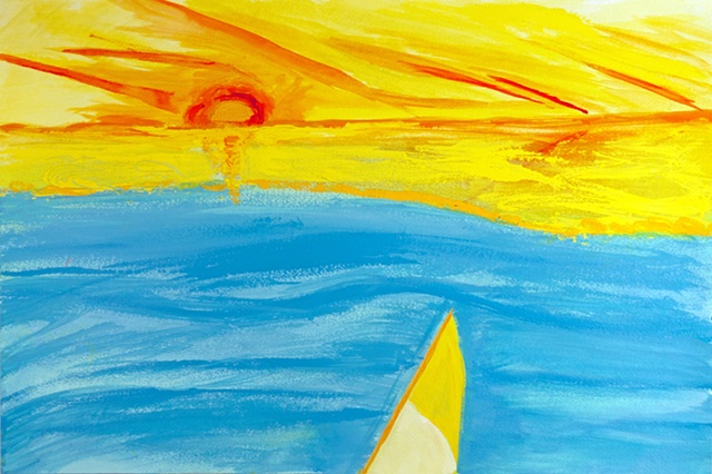 Sailboat And The Sun