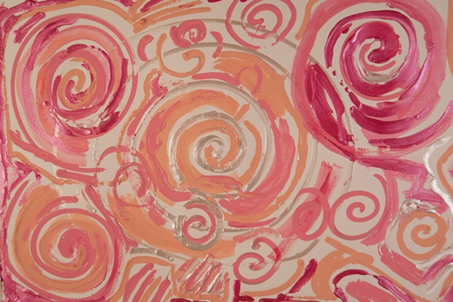 Pink Spirals