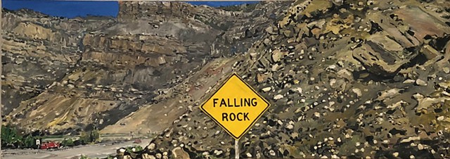 "Falling Rock 18"  AC-18-001 ©Rebecca Perehudoff