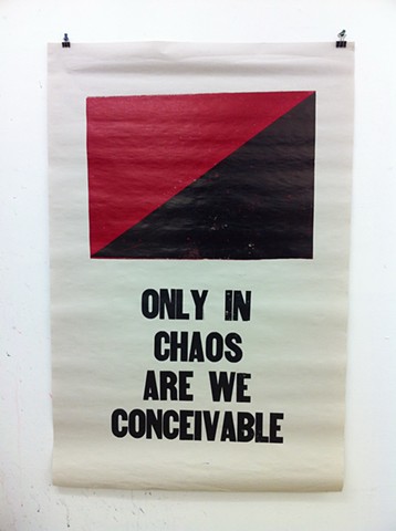 Only in chaos are we conceivable
