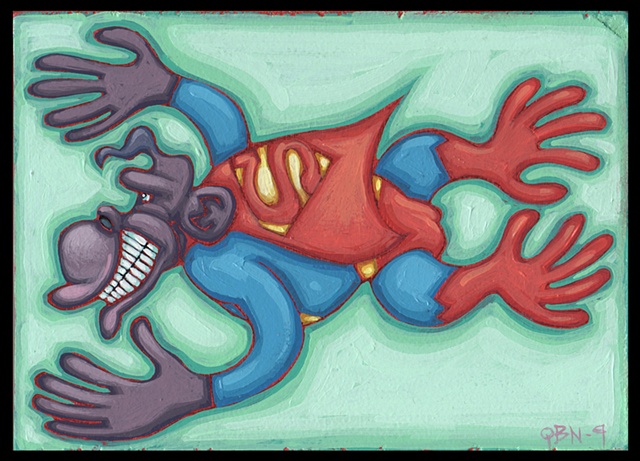 Bonobo Justice League - Superman