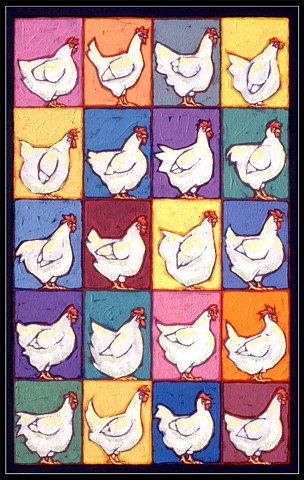 20 Chickens "White'