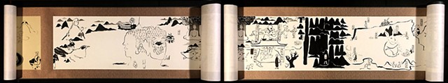 Twelve Wonderlands / 十二心地 An Excerpt of the Hand Scroll Artist Book 2021-2022 The Research and Creation of This Book is Funded by Canada Council for the Arts 