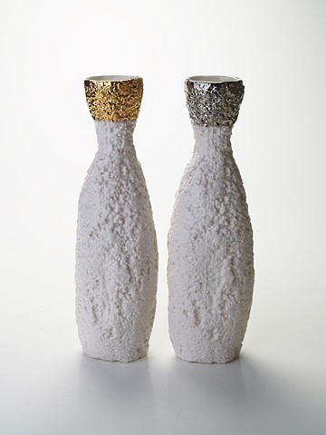 Styro Bottle Vases