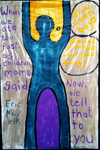 Eric M. Painted by ELK
