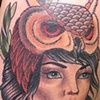 Owlhead Girl by Kitty Dearest