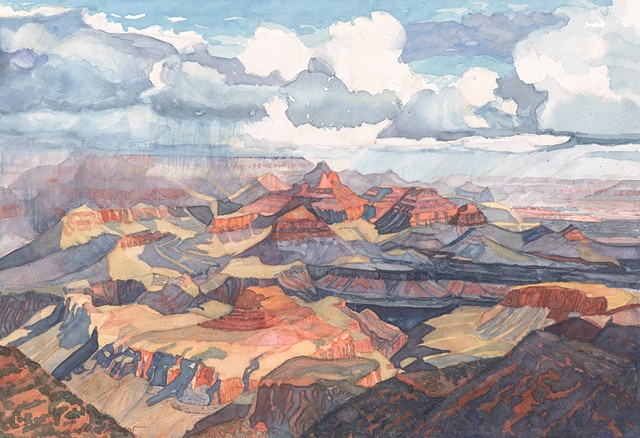 Storm at Grand Canyon