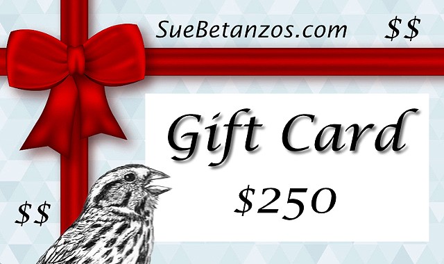 Sue Betanzos, Art gift card, tucson lifestyle magazine, wildlife, animals, artwork, fine art, sue betanzos, mosaics, acrylic painting, reverse glass painting, artist article