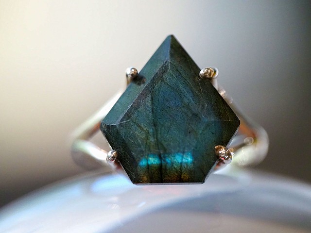 From the Earth Labradorite Gemstone Ring