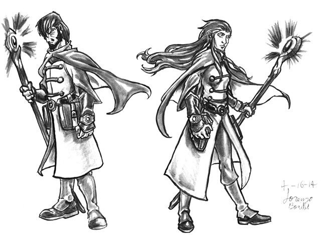 Wizard Class - Male and Female