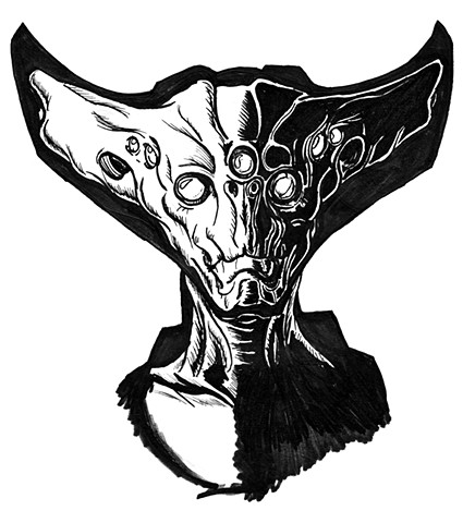 Alien Head- Component