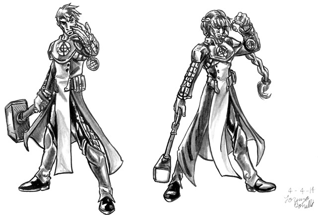 Cleric Class - Male and Female