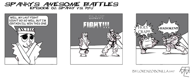 Spanky vs. Ryu