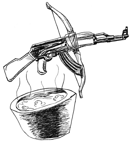 AK - 47 Assault Bow. Card Artwork. Item Type: Archery Combat: Evolved.